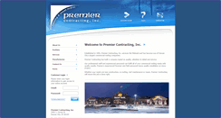 Desktop Screenshot of premiercontractinginc.com